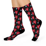Echomoji™ Crew Socks - Heart with Gel