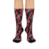 Echomoji™ Crew Socks - Heart Probe and Machine