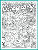 Sonographer Coloring Book