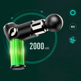 Massage Gun Deep Tissue Percussion Mini LCD 32 Speeds Muscle Massager Pain Relief Body Relax Fitness