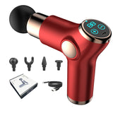 Massage Gun Deep Tissue Percussion Mini LCD 32 Speeds Muscle Massager Pain Relief Body Relax Fitness