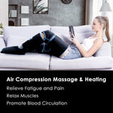 360° Foot air pressure leg massager promotes blood circulation, body massager, muscle relaxation, lymphatic drainage device 2022