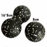 2 in 1 Massage Foam Roller Fitness Ball for Deep Tissue Exercise Massage Tool for Home, Gym, Yoga