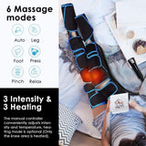 360° Foot air pressure leg massager promotes blood circulation, body massager, muscle relaxation, lymphatic drainage device 2022