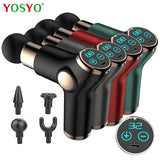 Massage Gun Deep Tissue Percussion Mini LCD 32 Speeds Muscle Massager Pain Relief Body Relax Fitness