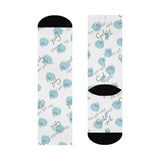 Echomoji™ "You Get Cold Gel" Crew Socks (White)