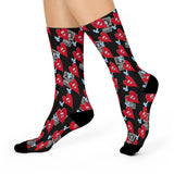 Echomoji™ Crew Socks - Heart Probe and Machine