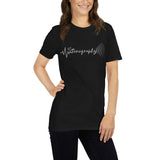 Sonography EKG Sound Waves Short-Sleeve Unisex T-Shirt