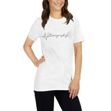 Sonography EKG Sound Waves Short-Sleeve Unisex T-Shirt