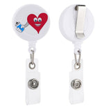 Echomoji™ Heart Gel Badge Reel