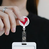 Echomoji™ Heart Probe Badge Reel