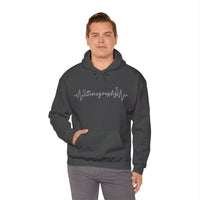 Sonography EKG Probe/Heart Unisex Heavy Blend™ Hooded Sweatshirt