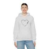 Sonographer Heart Unisex Heavy Blend™ Hooded Sweatshirt