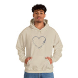 Sonographer Heart Unisex Heavy Blend™ Hooded Sweatshirt