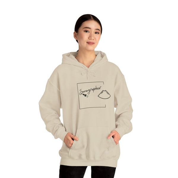 Sonographer Square Unisex Heavy Blend™ Hooded Sweatshirt