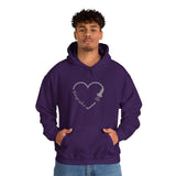 Sonographer Heart Unisex Heavy Blend™ Hooded Sweatshirt