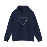 Sonographer Heart Unisex Heavy Blend™ Hooded Sweatshirt