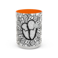 Heart Scan Accent Coffee Mug (15oz)