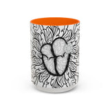 Heart Scan Accent Coffee Mug (15oz)