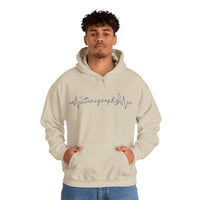 Sonography EKG Probe/Heart Unisex Heavy Blend™ Hooded Sweatshirt