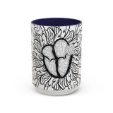 Heart Scan Accent Coffee Mug (15oz)