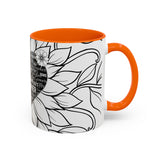 Sonographer Heart Accent Coffee Mug (11, 15oz)