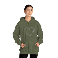 Sonographer Heart Unisex Heavy Blend™ Hooded Sweatshirt