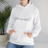 Sonography EKG Sound Waves Unisex Heavy Blend™ Hooded Sweatshirt