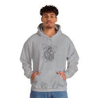 Anatomical Heart Chambers Unisex Heavy Blend™ Hooded Sweatshirt