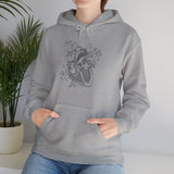 Anatomical Heart Chambers Unisex Heavy Blend™ Hooded Sweatshirt