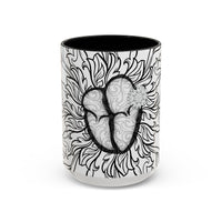 Heart Scan Accent Coffee Mug (15oz)