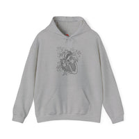 Anatomical Heart Chambers Unisex Heavy Blend™ Hooded Sweatshirt