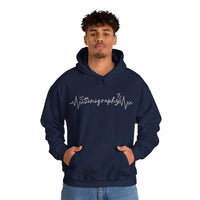 Sonography EKG Probe/Heart Unisex Heavy Blend™ Hooded Sweatshirt