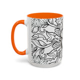 Heart Scan Accent Coffee Mug (15oz)