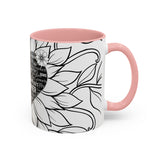 Sonographer Heart Accent Coffee Mug (11, 15oz)