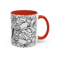 Heart Scan Accent Coffee Mug (15oz)