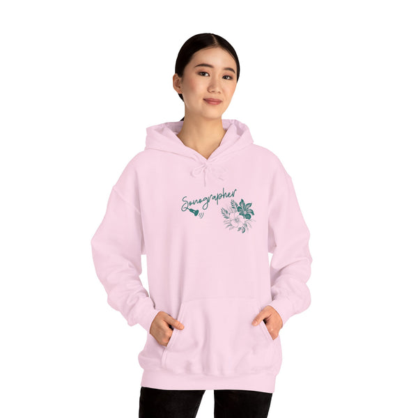 Sonographer Flowers Unisex Heavy Blend™ Hooded Sweatshirt