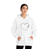 Sonographer Heart Unisex Heavy Blend™ Hooded Sweatshirt