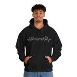 Sonography EKG Probe/Heart Unisex Heavy Blend™ Hooded Sweatshirt