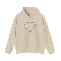 Sonographer Heart Unisex Heavy Blend™ Hooded Sweatshirt