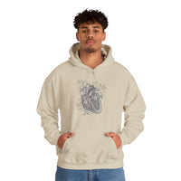 Anatomical Heart Chambers Unisex Heavy Blend™ Hooded Sweatshirt