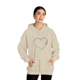 Sonographer Heart Unisex Heavy Blend™ Hooded Sweatshirt