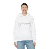 Sonography EKG Sound Waves Unisex Heavy Blend™ Hooded Sweatshirt