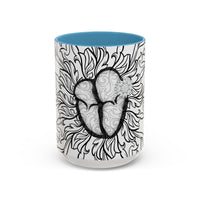 Heart Scan Accent Coffee Mug (15oz)