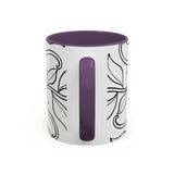 Sonographer Heart Accent Coffee Mug (11, 15oz)