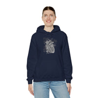 Anatomical Heart Chambers Unisex Heavy Blend™ Hooded Sweatshirt