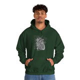 Anatomical Heart Chambers Unisex Heavy Blend™ Hooded Sweatshirt