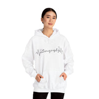 Sonography EKG Probe/Heart Unisex Heavy Blend™ Hooded Sweatshirt