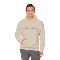 Sonography EKG Probe/Heart Unisex Heavy Blend™ Hooded Sweatshirt