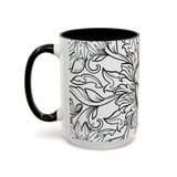 Heart Scan Accent Coffee Mug (15oz)